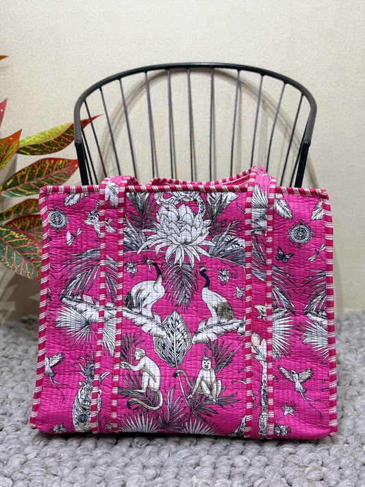 Tote Bag with set of 3 Pouches - The Comfy Dreams