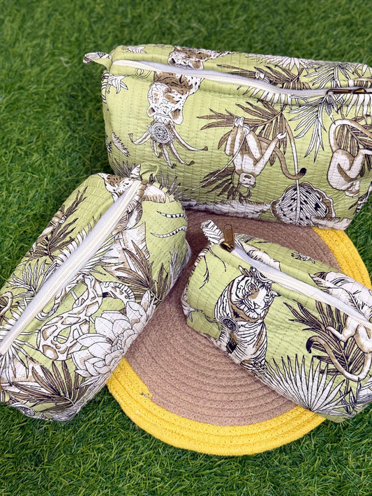 Quilted Pouches- Set of Three - The Comfy Dreams