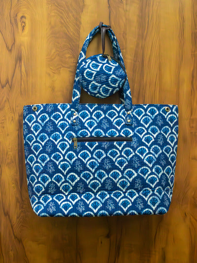 Tote Bag with set of 3 Pouches - The Comfy Dreams