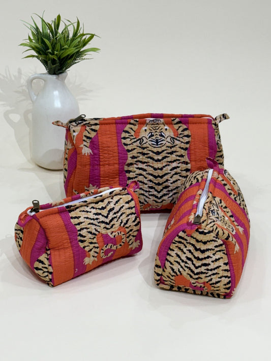 Quilted Pouches- Set of Three - The Comfy Dreams