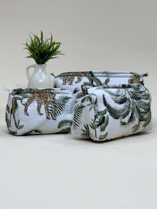 Quilted Pouches- Set of Three - The Comfy Dreams