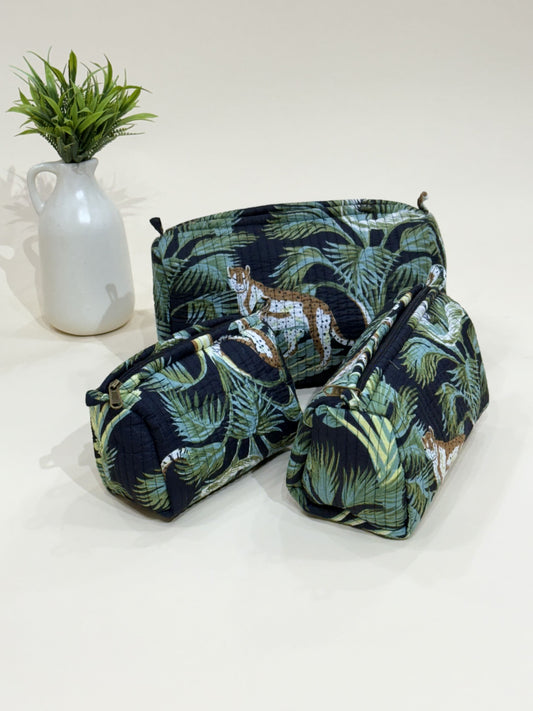 Quilted Pouches- Set of Three - The Comfy Dreams