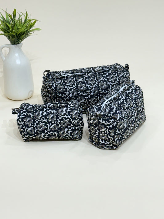 Quilted Pouches- Set of Three - The Comfy Dreams
