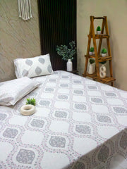 Motif Jaal Handlook Bedsheet