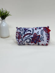 Hand Block Quilted  Pouches- Set of Three - The Comfy Dreams