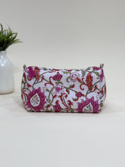 Hand Block Quilted  Pouches- Set of Three - The Comfy Dreams