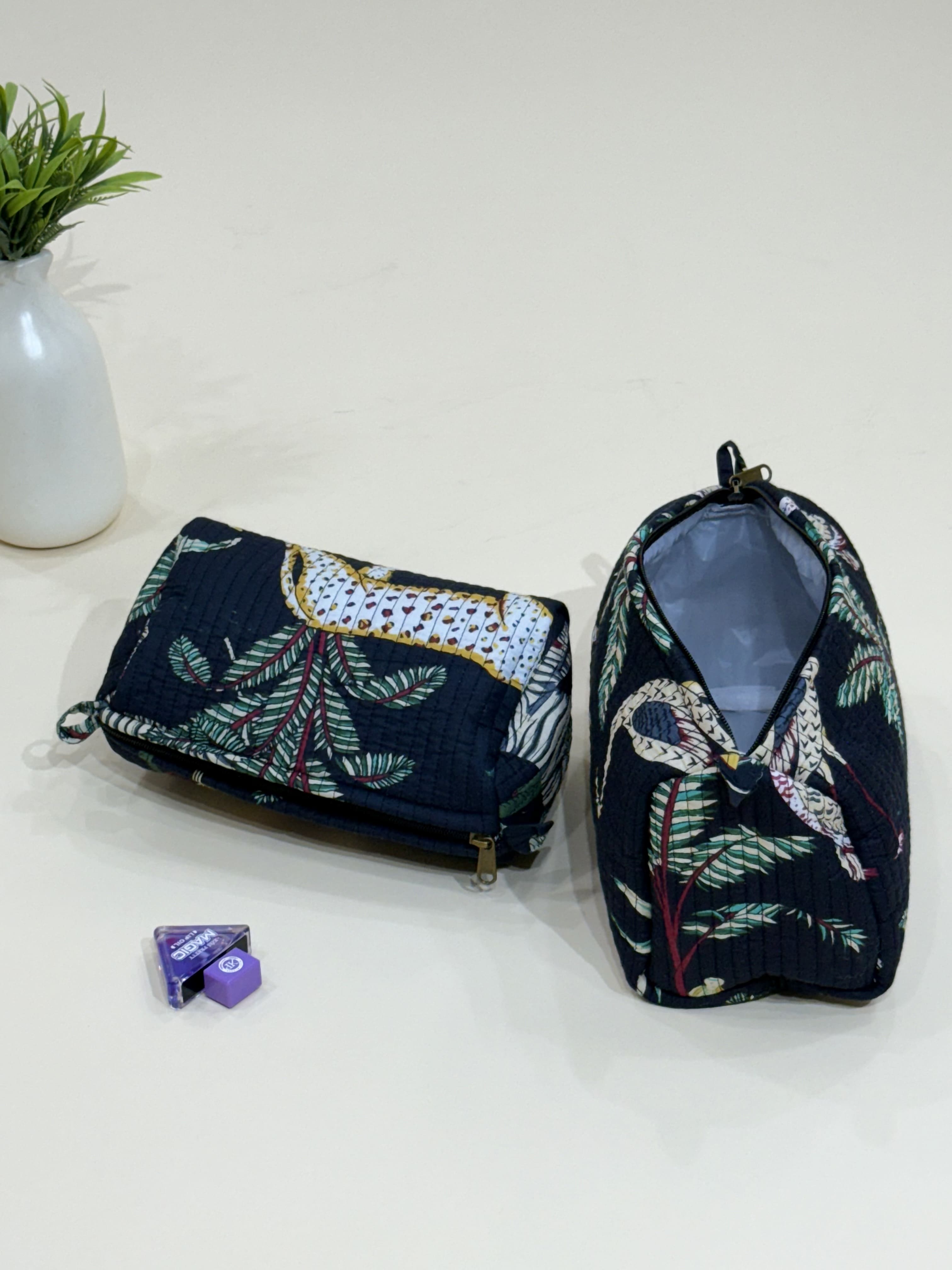 Quilted Pouches- Set of Three - The Comfy Dreams