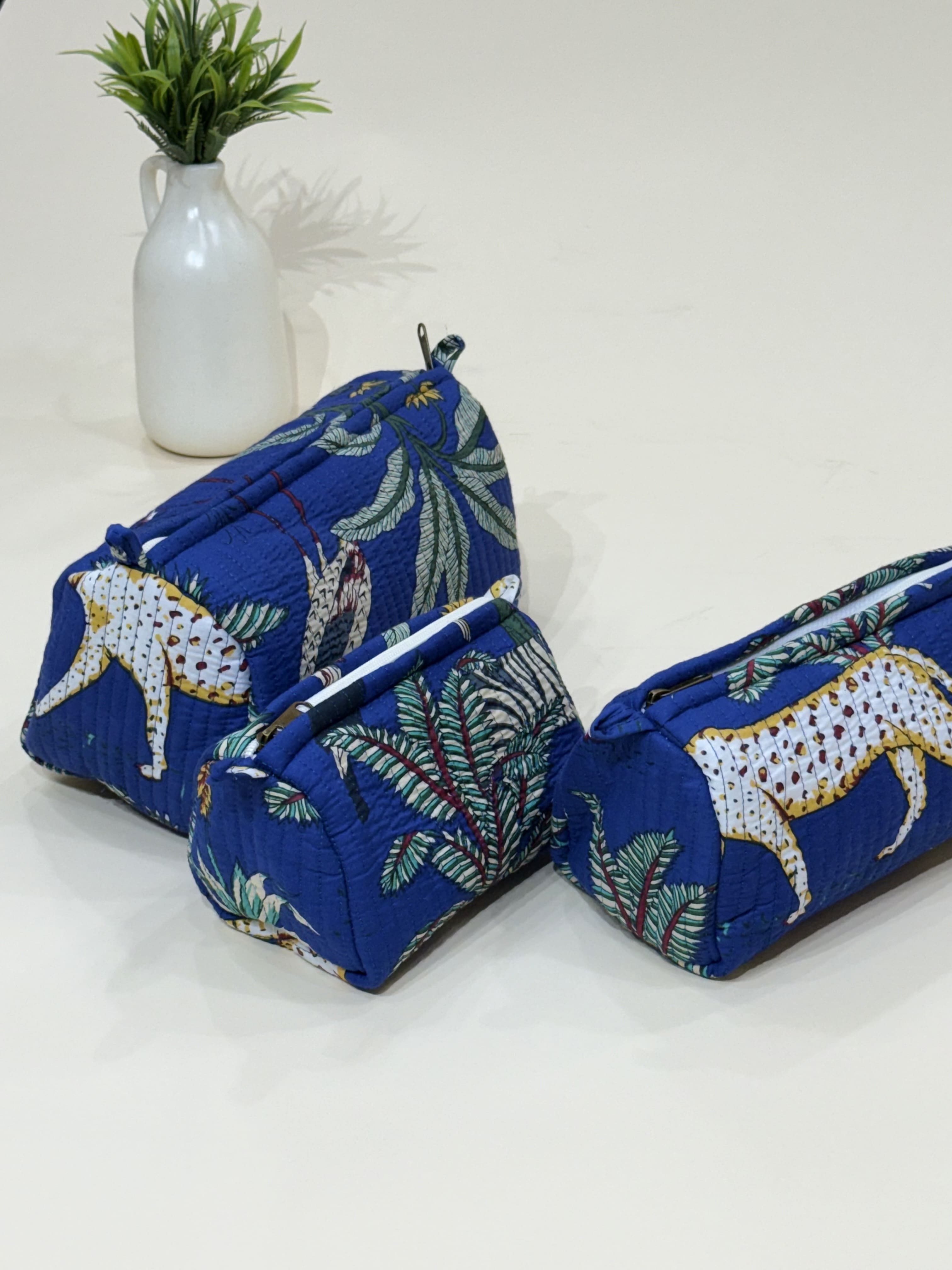 Quilted Pouches- Set of Three - The Comfy Dreams