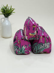 Quilted Pouches- Set of Three - The Comfy Dreams