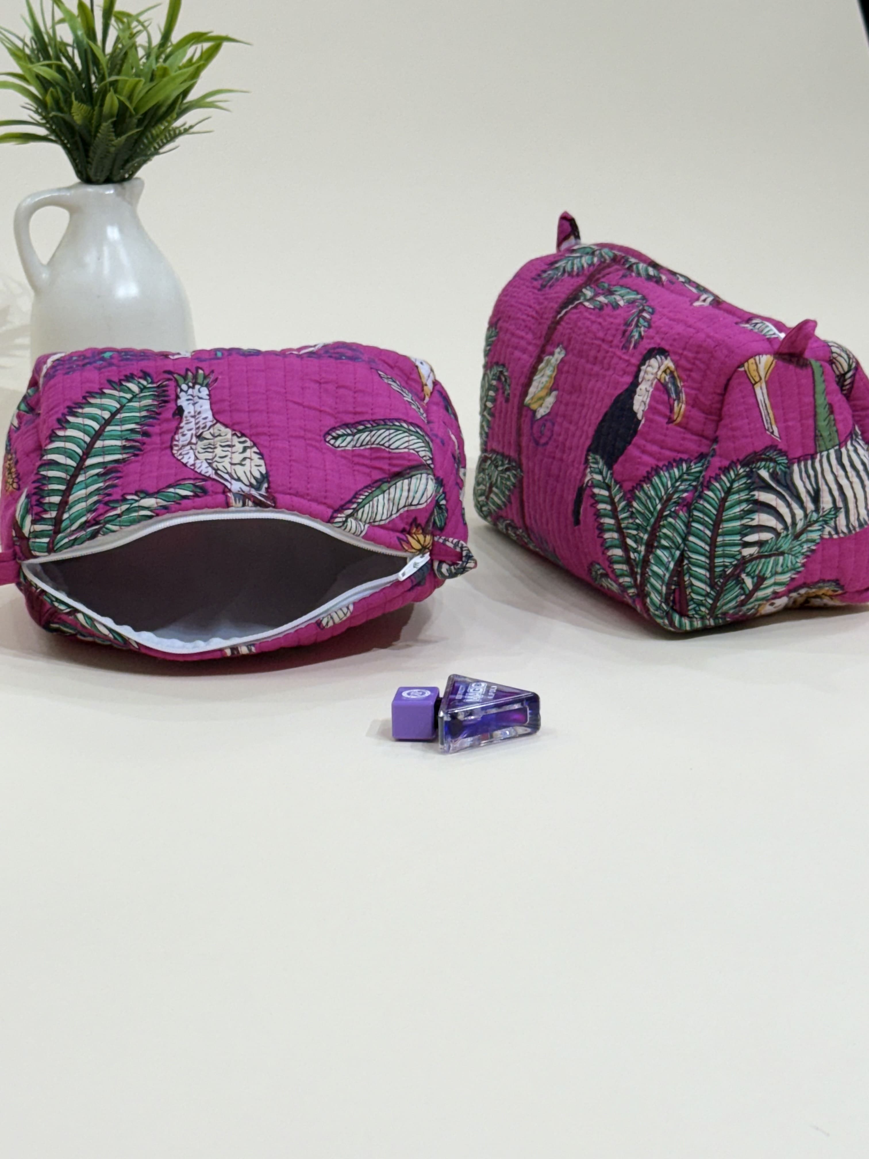 Quilted Pouches- Set of Three - The Comfy Dreams