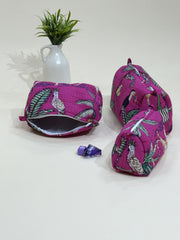 Quilted Pouches- Set of Three - The Comfy Dreams