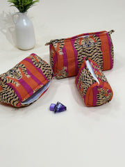 Quilted Pouches- Set of Three - The Comfy Dreams
