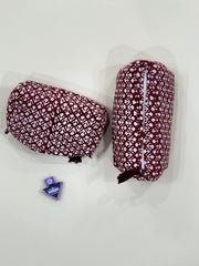 Hand Block Quilted  Pouches- Set of Three - The Comfy Dreams