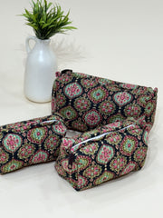 Quilted  Pouches- Set of Three - The Comfy Dreams