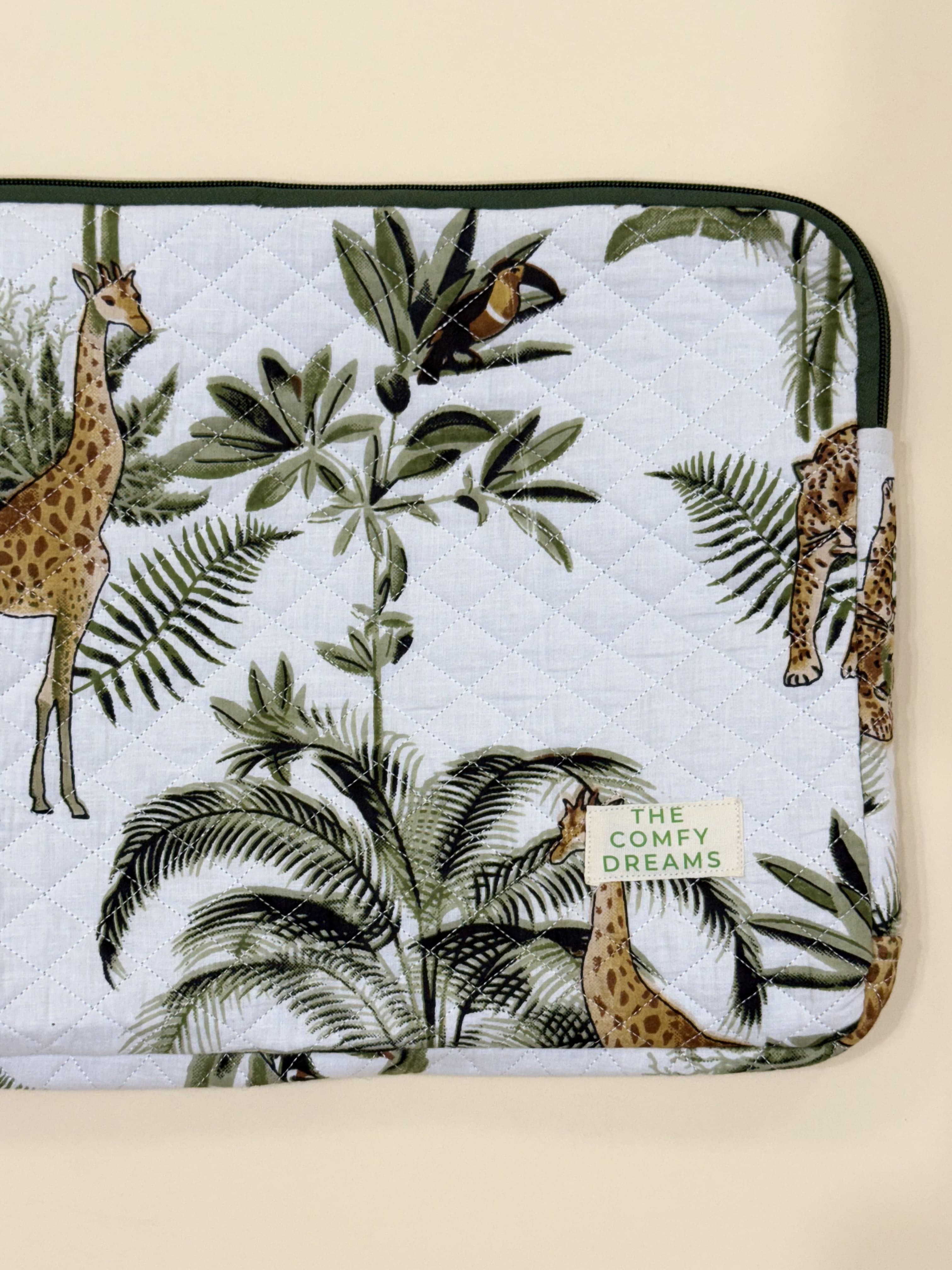 Wanderlust Wildlife Laptop Sleeve Bag - The Comfy Dreams