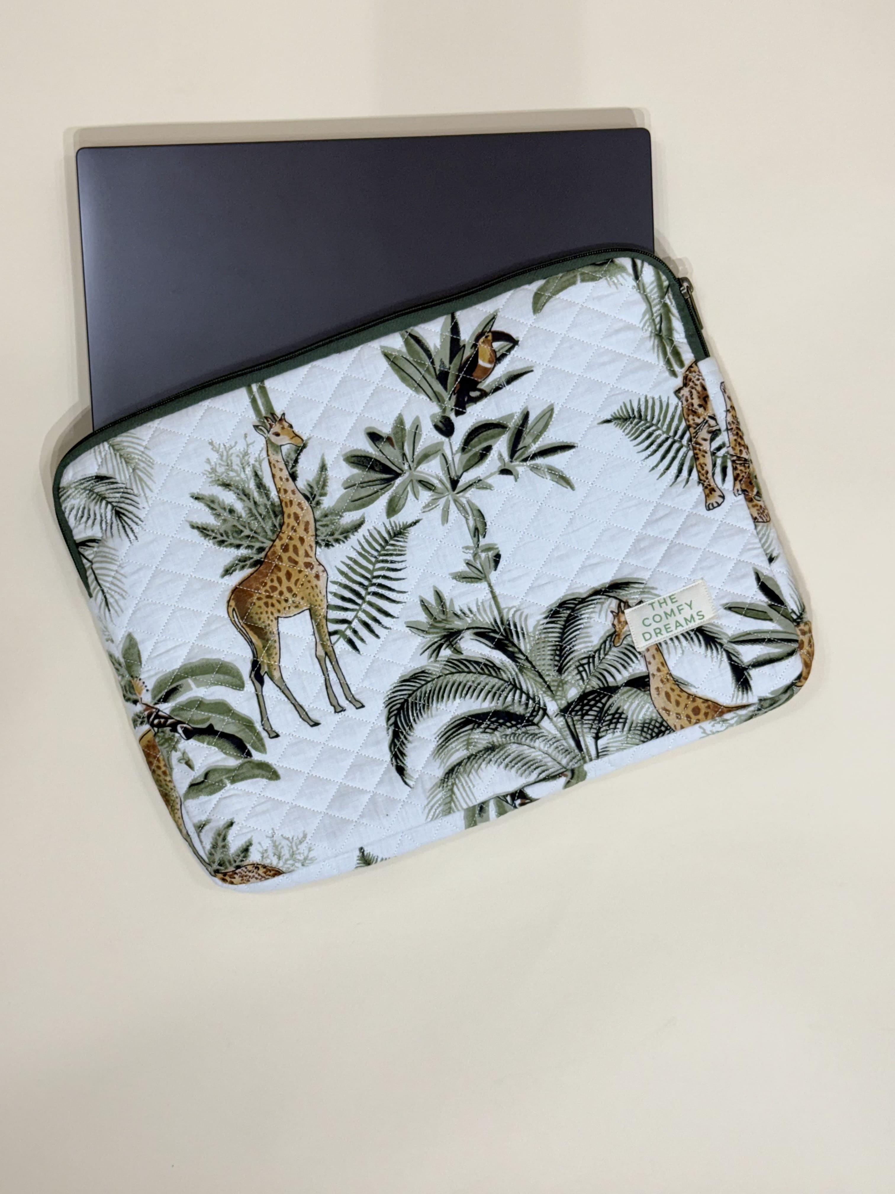 Wanderlust Wildlife Laptop Sleeve Bag - The Comfy Dreams