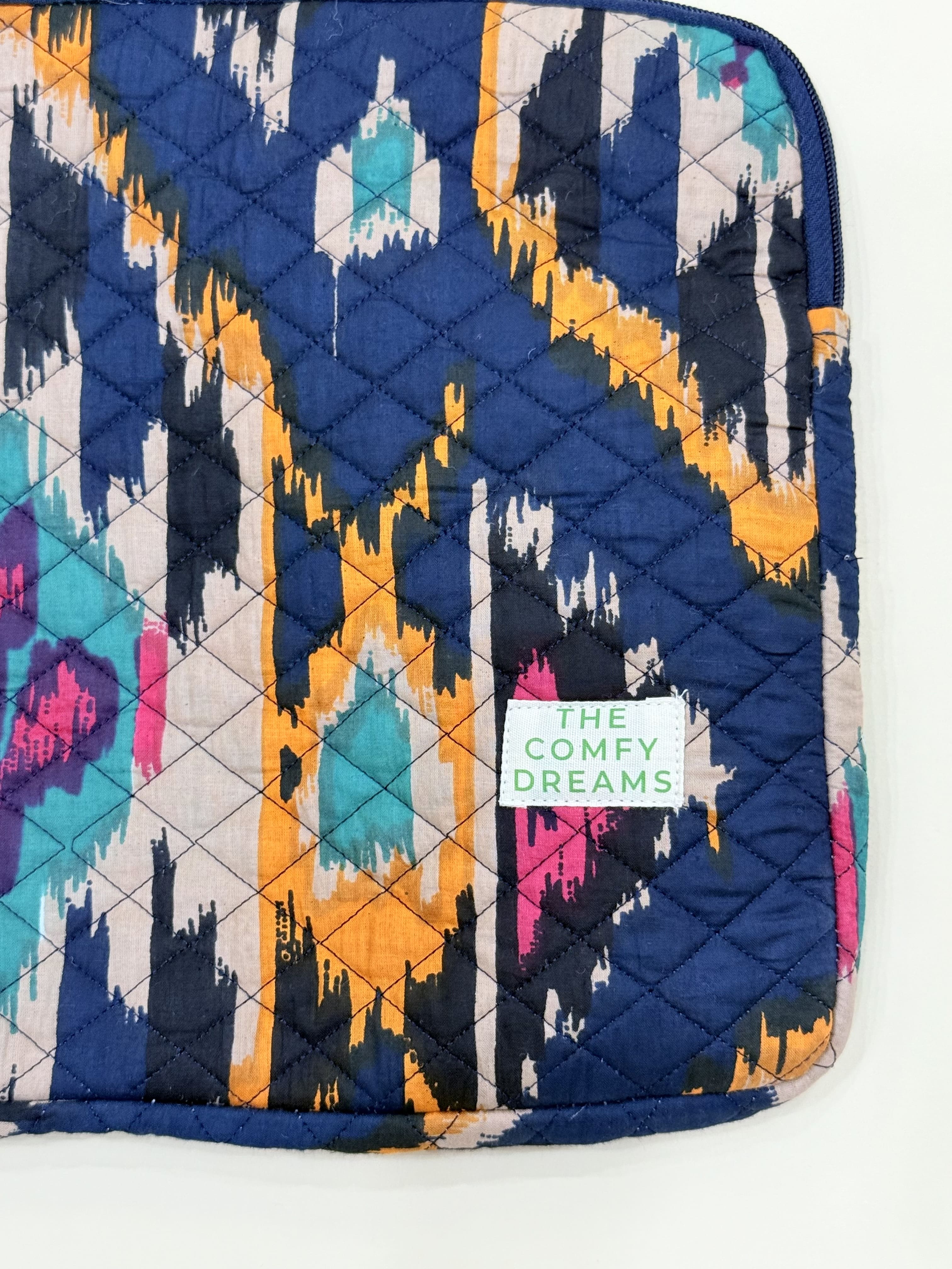 Midnight Mirage Quilted Laptop Sleeve Bag - The Comfy Dreams