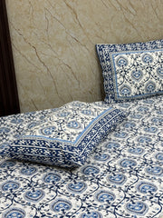 Royal Petal Elegance Premium Bedsheet - The Comfy Dreams